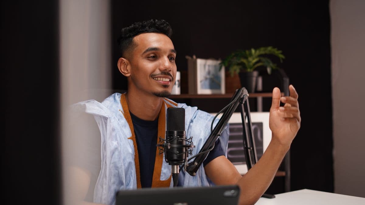 Opportunity Blueprint podcast recording